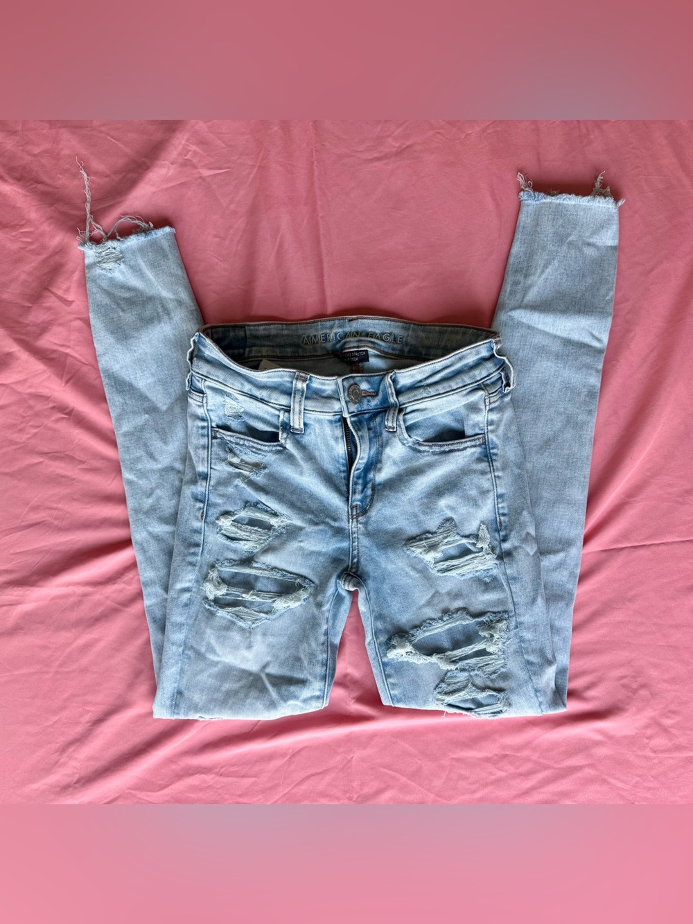 American Eagle Outfitters | Next Level Stretch Light Wash Jeans - Size 4